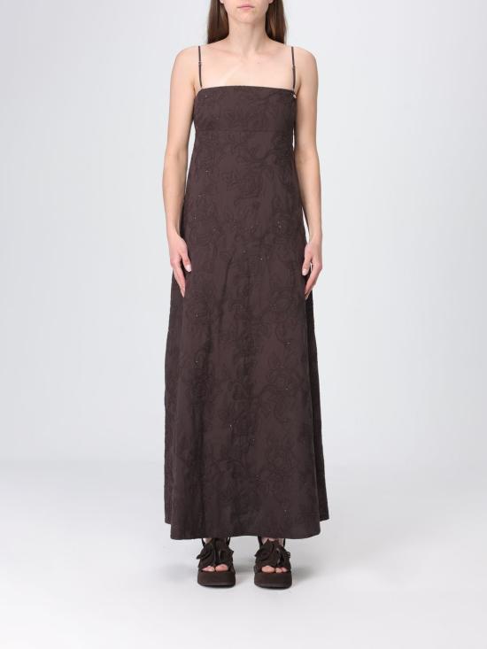 26SS 리우조 롱 원피스 WA6456T472A P9677 Brown