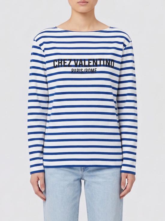 26SS 발렌티노 가라바니 반팔 티셔츠 6B3MG24C962 CR1 Ivory