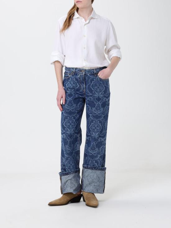 26SS 에트로 데님 팬츠 WRNB0026AV11M S9880 Gnawed Blue - ETRO