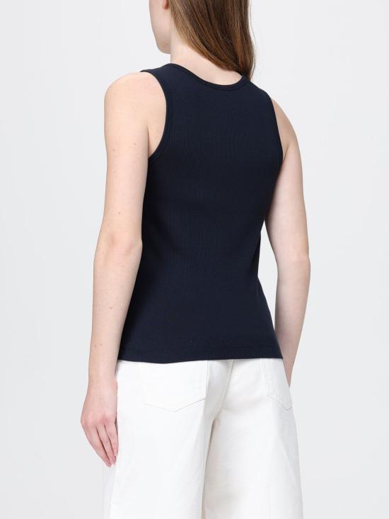 26SS 메종키츠네 베이비 폭스 립드 탱크탑 MW00121KA0033 0413 Blue - MAISON KITSUNE