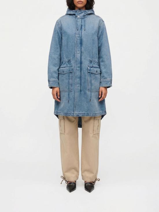 26SS 마이클 코어스 자켓 MR620KQFAU HORIZONWASH Denim