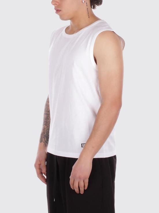 26SS 지씨디에스 민소매 티셔츠 Z0MEQC296J022 100A White - GCDS