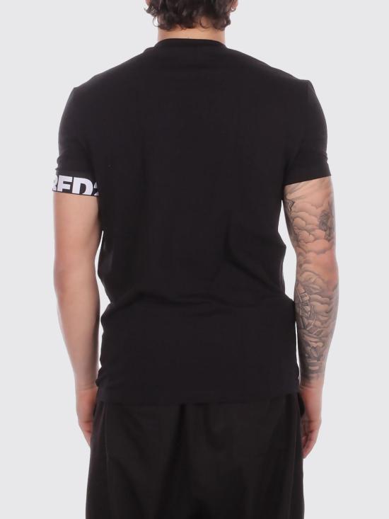 26SS 디스퀘어드2 반팔 티셔츠 D9M3S6190 010 Black - DSQUARED2