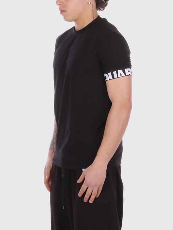 26SS 디스퀘어드2 반팔 티셔츠 D9M3S6190 010 Black - DSQUARED2
