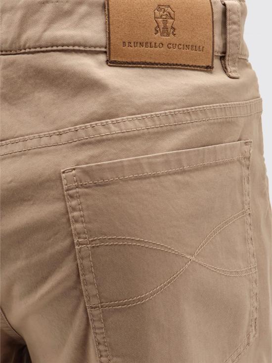 26SS 브루넬로 쿠치넬리 팬츠 M289LI1780 C6045 White - BRUNELLO CUCINELLI