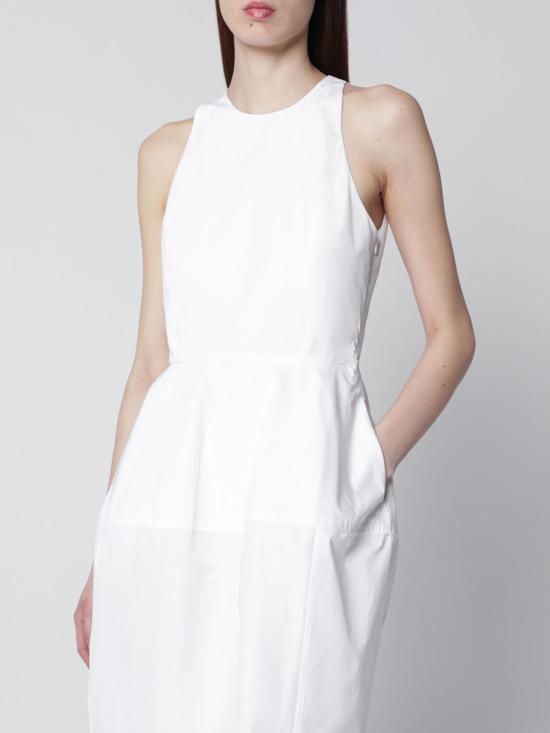 26SS 로에 롱 원피스 41933111 100 White - ROHE