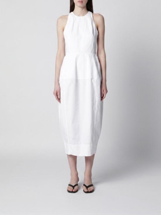 26SS 로에 롱 원피스 41933111 100 White
