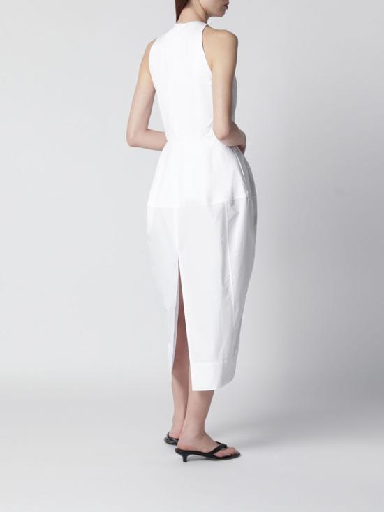 26SS 로에 롱 원피스 41933111 100 White - ROHE
