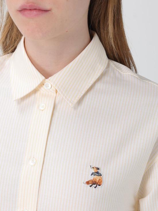 26SS 메종키츠네 셔츠 QW00415WC5098 0493 Yellow - MAISON KITSUNE