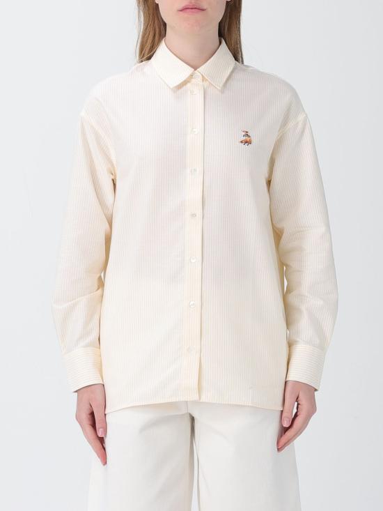 26SS 메종키츠네 셔츠 QW00415WC5098 0493 Yellow