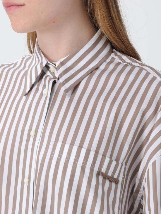 26SS 브루넬로 쿠치넬리 셔츠 MH744MR106 C024 Brown - BRUNELLO CUCINELLI