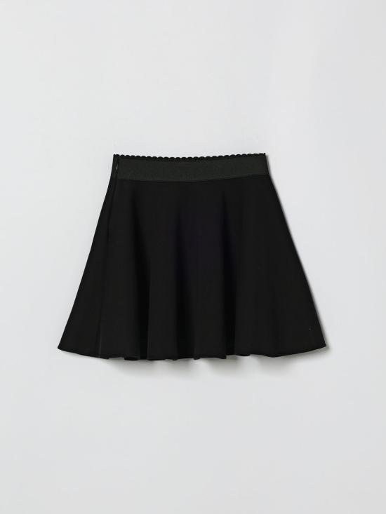 26SS [키즈] 돌체앤가바나 스커트 L54I67G7N9Q N0000 Black - DOLCE & GABBANA