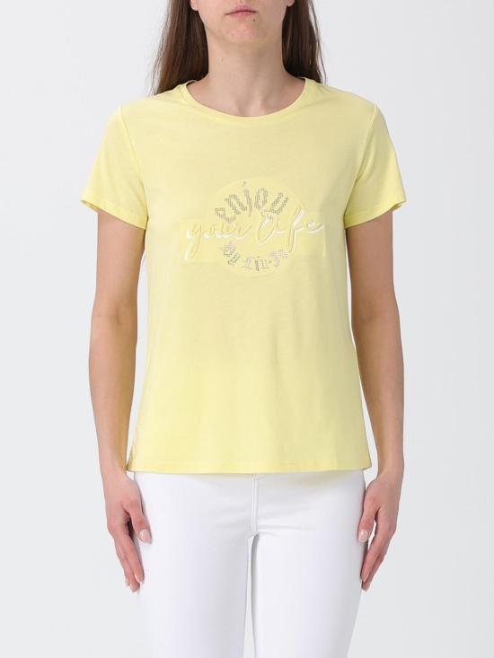 26SS 리우조 반팔 티셔츠 TA6252JS923 P9292 Yellow