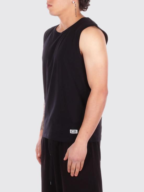 26SS 지씨디에스 민소매 티셔츠 Z0MEQC296J022 999B Black - GCDS