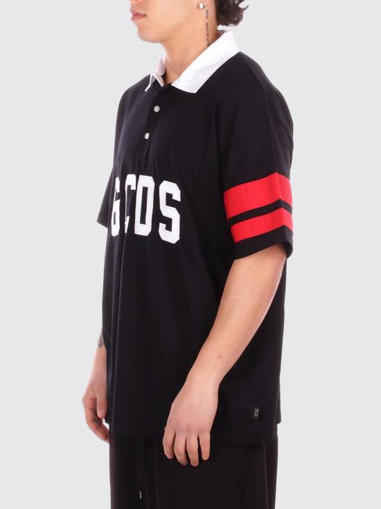 26SS 지씨디에스 폴로 티셔츠 Z0MLQD107J101 999R Black - GCDS