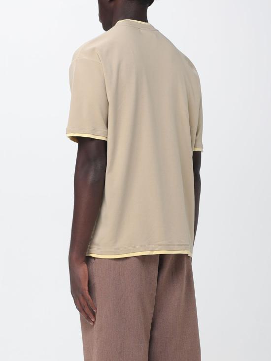 26SS 드롤드무슈 반팔 티셔츠 JTS288CO002 Beige - DROLE DE MONSIEUR