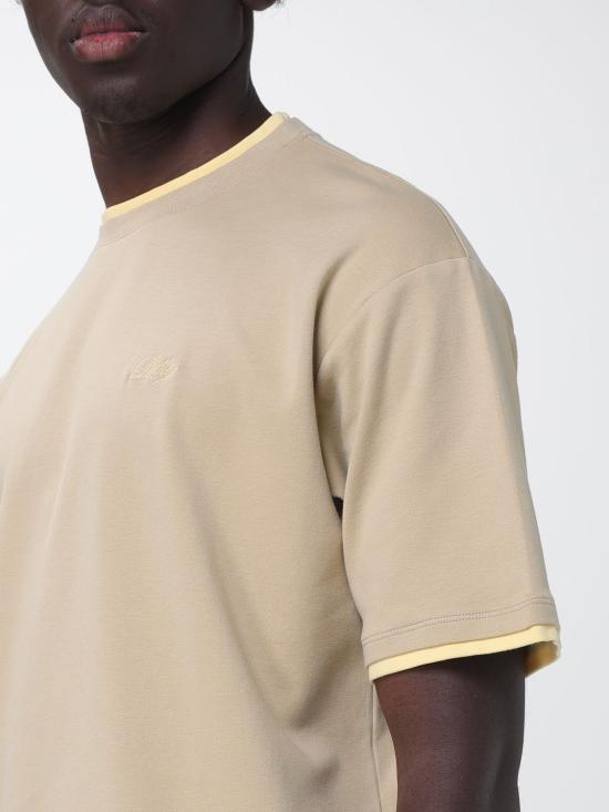 26SS 드롤드무슈 반팔 티셔츠 JTS288CO002 Beige - DROLE DE MONSIEUR