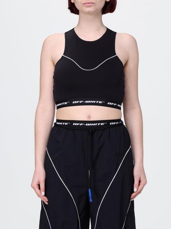 26SS 오프화이트 탑 2VO05QS26JER001 W003 Black