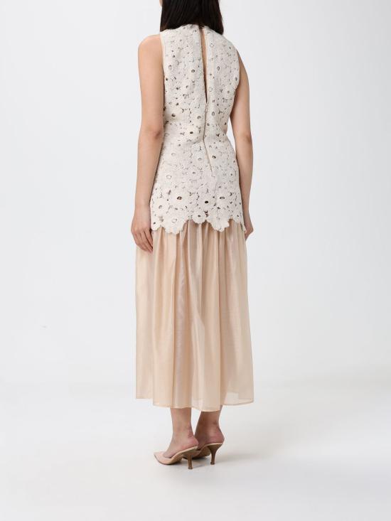 26SS 리우조 롱 원피스 CA6362J8100 P9649 Yellow Cream - LIU JO
