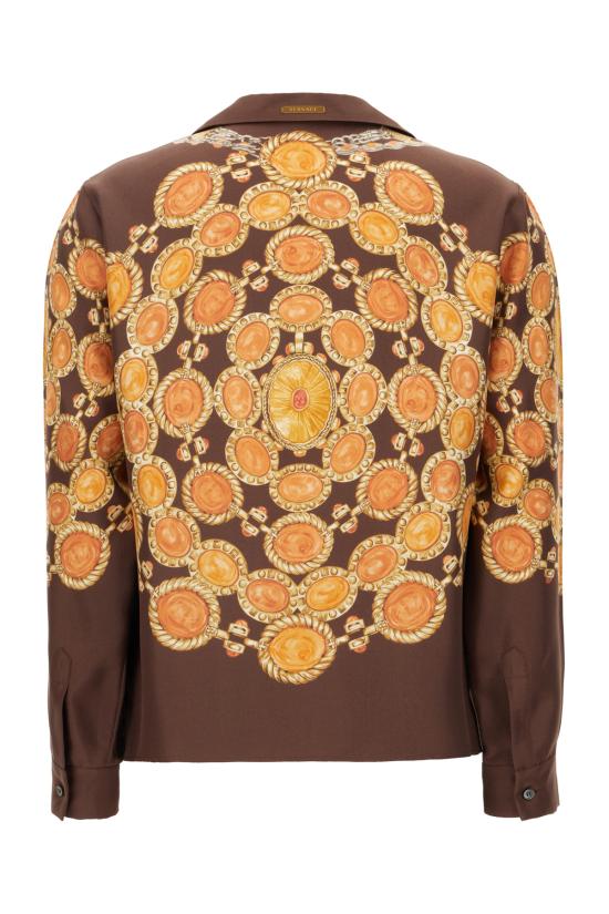 26SS 베르사체 블라우스 10242311A17952 5N940 CHOCOLATE AMBER - VERSACE