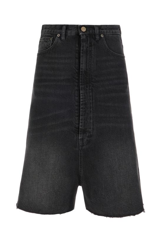 26SS 마르지엘라 드롭드 라이즈 데님 버뮤다 S67MU0065M30067 961 MEDIUM BLACK