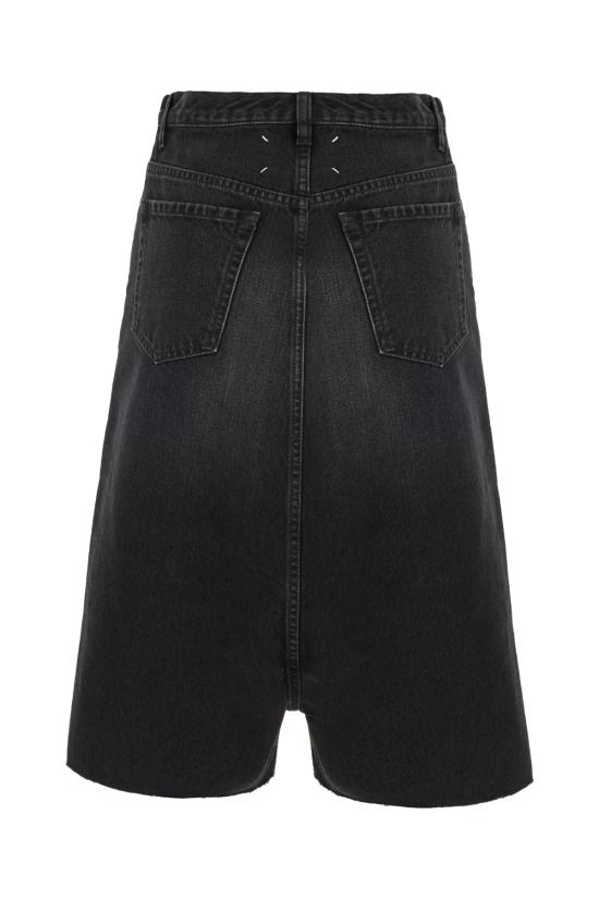 26SS 마르지엘라 드롭드 라이즈 데님 버뮤다 S67MU0065M30067 961 MEDIUM BLACK - MAISON MARGIELA