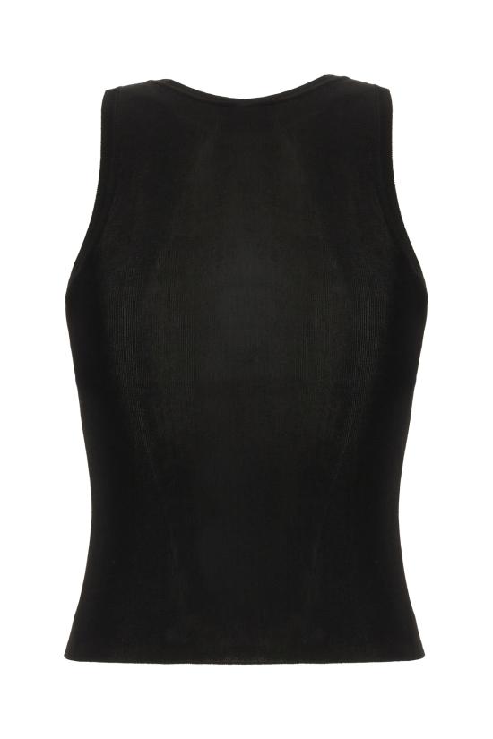 26SS 생로랑 민소매 티셔츠 863133Y77IR 1000 Nero - SAINT LAURENT