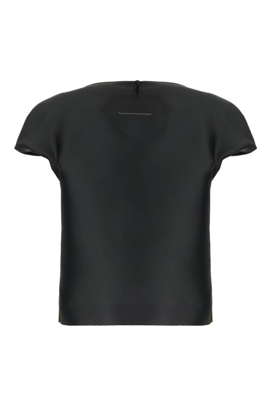 26SS MM6 메종마르지엘라 반팔 티셔츠 S62NF0011M35881 900 BLACK - MM6 MAISON MARGIELA
