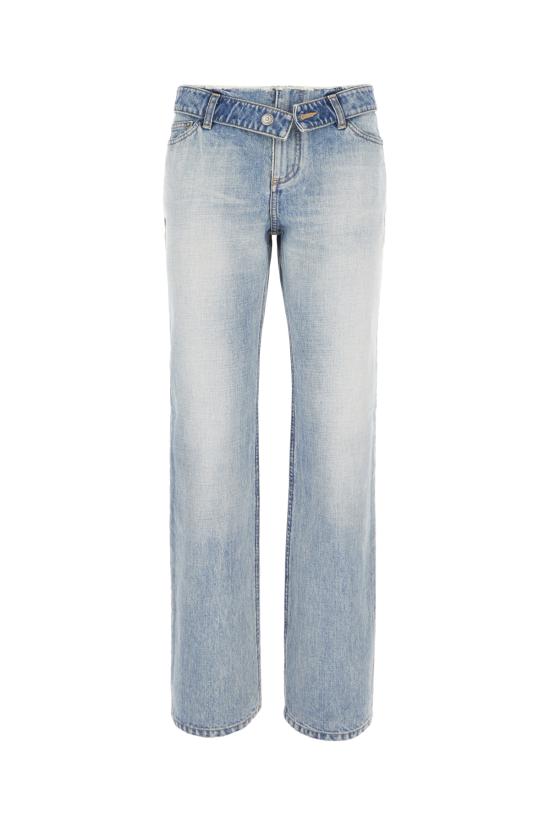 26SS 알렉산더 맥퀸 데님 팬츠 873999QMAD3 4403 BLUE MIDWASH