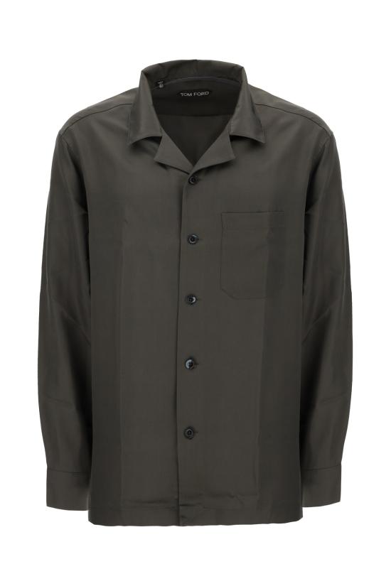 26SS 톰포드 긴팔 셔츠 HXH012FMS106 TAT ASPHALT