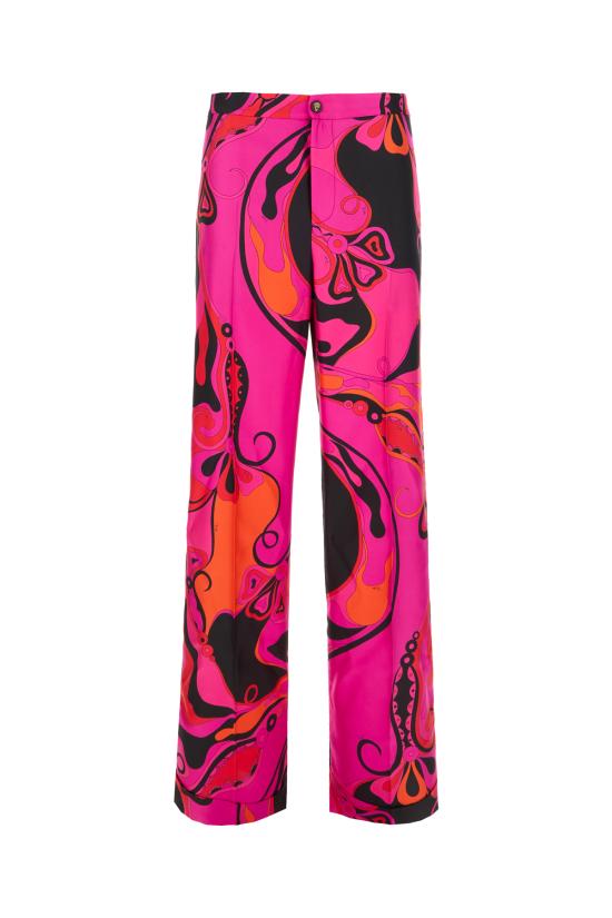 26SS 푸찌 스트레이트 팬츠 6HRT106H731 026 FUCHSIA BLACK