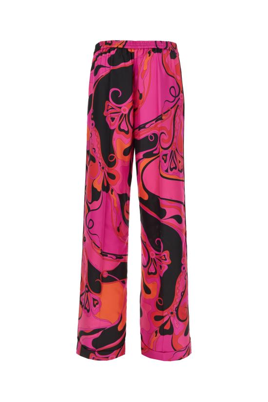 26SS 푸찌 스트레이트 팬츠 6HRT106H731 026 FUCHSIA BLACK - PUCCI