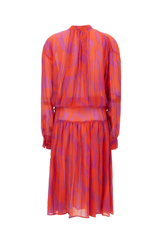 26SS 드리스 반 노튼 미디 원피스 2610110503036 304 FUCHSIA - DRIES VAN NOTEN