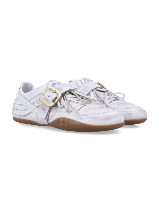 26SS 미우미우 스니커즈 5E549E3F33 F0009 Bianco - MIU MIU