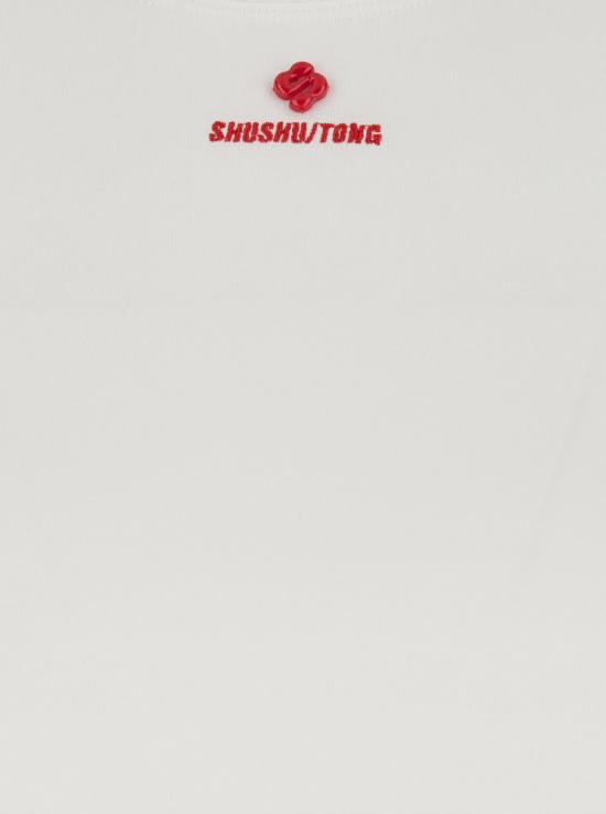 26SS 슈슈/통 반팔 티셔츠 FSDFTO04 COT001 WH100 WHITE DOM - SHUSHU/TONG