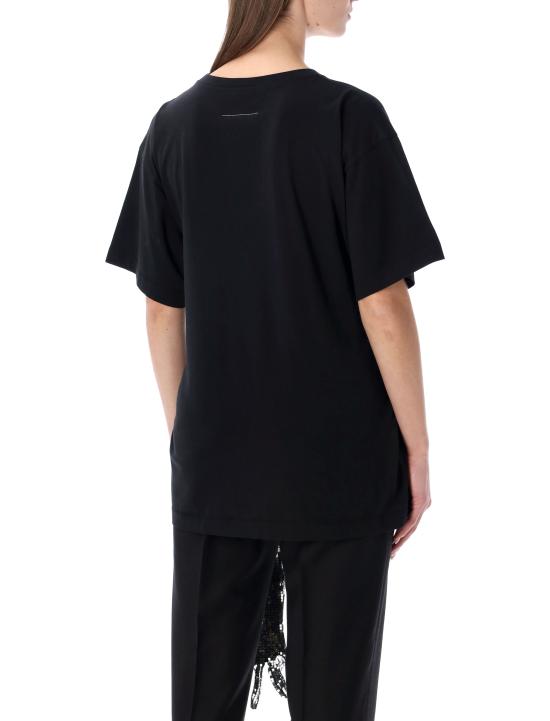 26SS MM6 메종마르지엘라 코튼 티셔츠 윗 글러브 S52GC0358M20170 900 Nero - MM6 MAISON MARGIELA