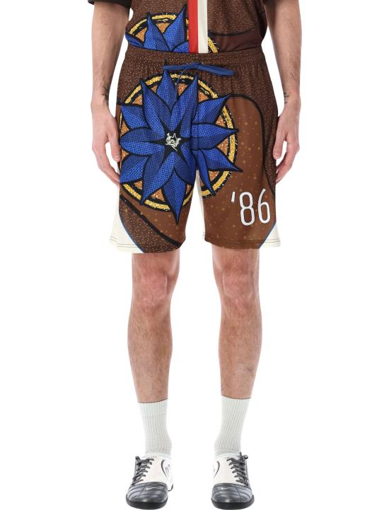 26SS 판토폴라도로 숏팬츠 FMSHD U19B68 BROWN BLUE