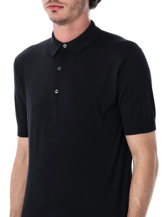 26SS 존스메들리 에이드리안 폴로 셔츠 ADRIAN BLACK Nero - JOHN SMEDLEY