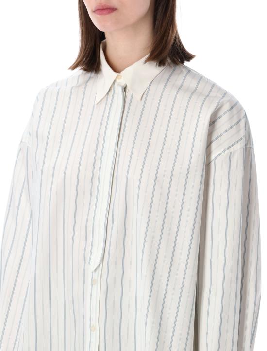 26SS 쉐르 반팔 티셔츠 CHE0765IDESIA ECR0326S ECRU BLUE - SOEUR