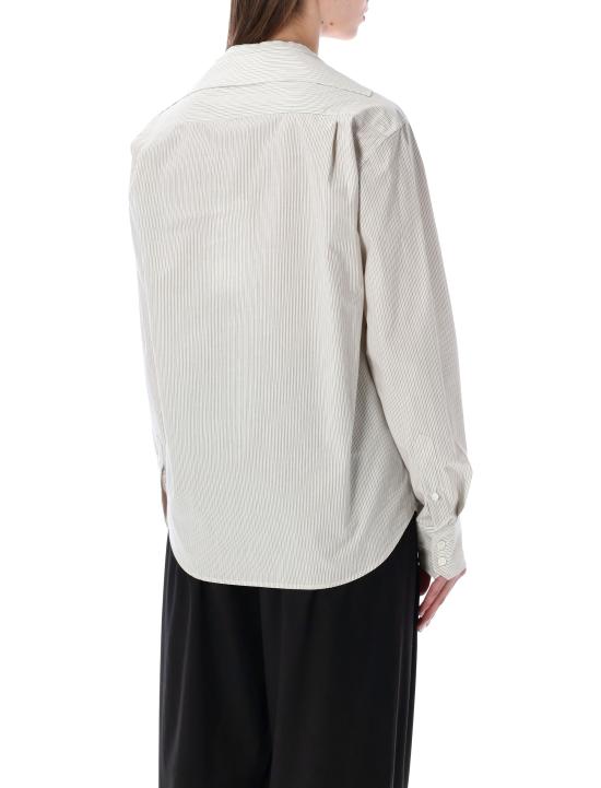 26SS MM6 메종마르지엘라 반팔 티셔츠 S52DT0035M35730 001F STRIPED WHITE - MM6 MAISON MARGIELA