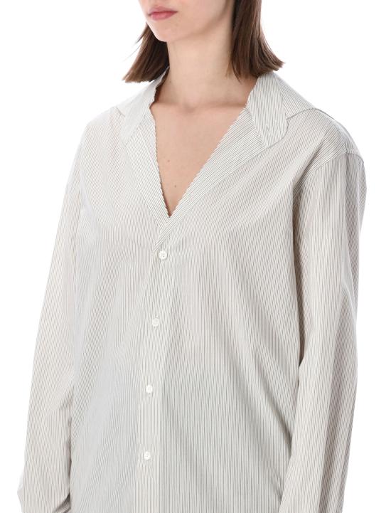 26SS MM6 메종마르지엘라 반팔 티셔츠 S52DT0035M35730 001F STRIPED WHITE - MM6 MAISON MARGIELA