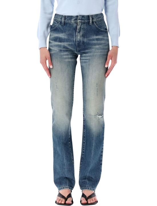 26SS MM6 메종마르지엘라 데님 팬츠 S62LB0213M30058 961 MID BLUE