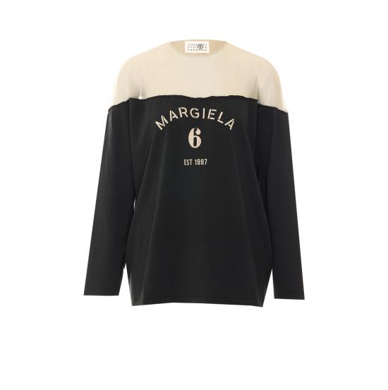 26SS MM6 메종마르지엘라 반팔 티셔츠 S62GD0213 M20108900 Black - MM6 MAISON MARGIELA