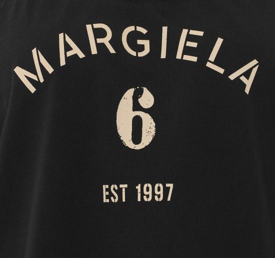 26SS MM6 메종마르지엘라 반팔 티셔츠 S62GD0213 M20108900 Black - MM6 MAISON MARGIELA