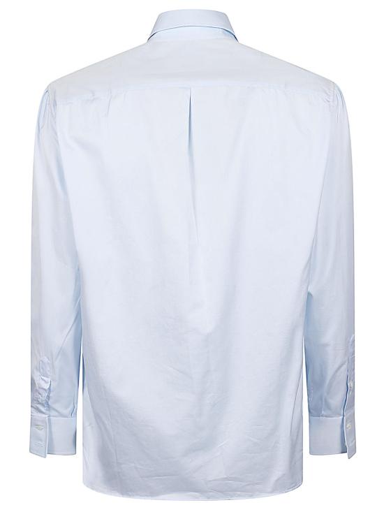 26SS 브루넬로 쿠치넬리 버튼다운 칼라 셔츠 MBUC40038 C735 Azzurro - BRUNELLO CUCINELLI