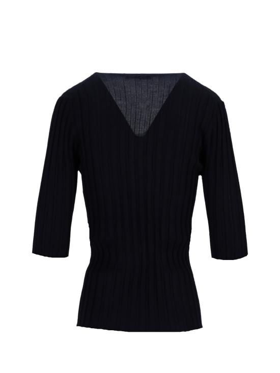 26SS 라 로즈 스웨터 MG305 30060 BLACK - LA ROSE