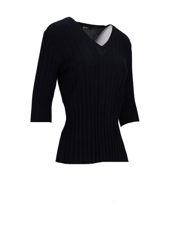 26SS 라 로즈 스웨터 MG305 30060 BLACK - LA ROSE