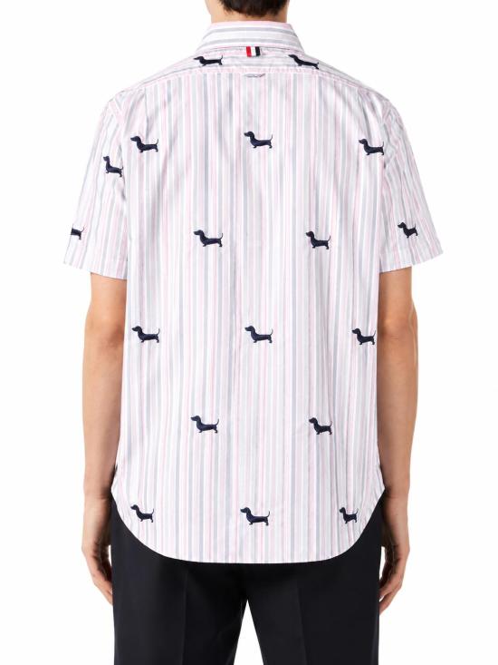 26SS 톰브라운 반팔 셔츠 MWS239EE1489 960 RWBWHT - THOM BROWNE