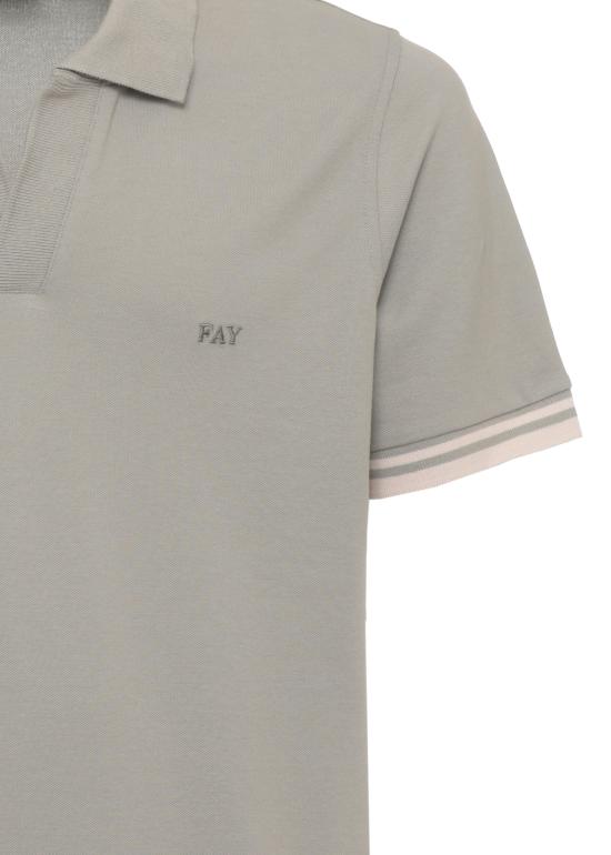 26SS 페이 폴로 티셔츠 NPMB252141STDW V618 Green - FAY