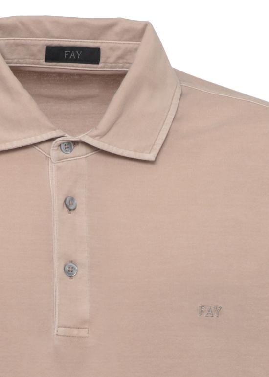 26SS 페이 폴로 티셔츠 NPMB252143TUY1 C803 Brown - FAY